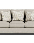 Patterson - Fabric Sofa, Nailhead Trim