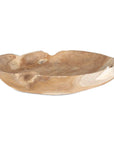 Organic Embrace - Outdoor Teak Bowl - Brown