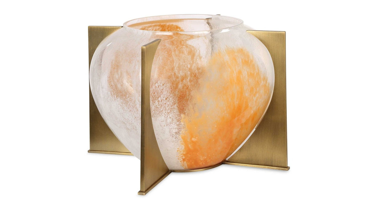 Amber Swirl - Vase - Bronze