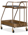 Commerce And Market - Walnut Wine and Bar Cart - Light Caramel