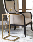 Zafina - Accent Table - Gold