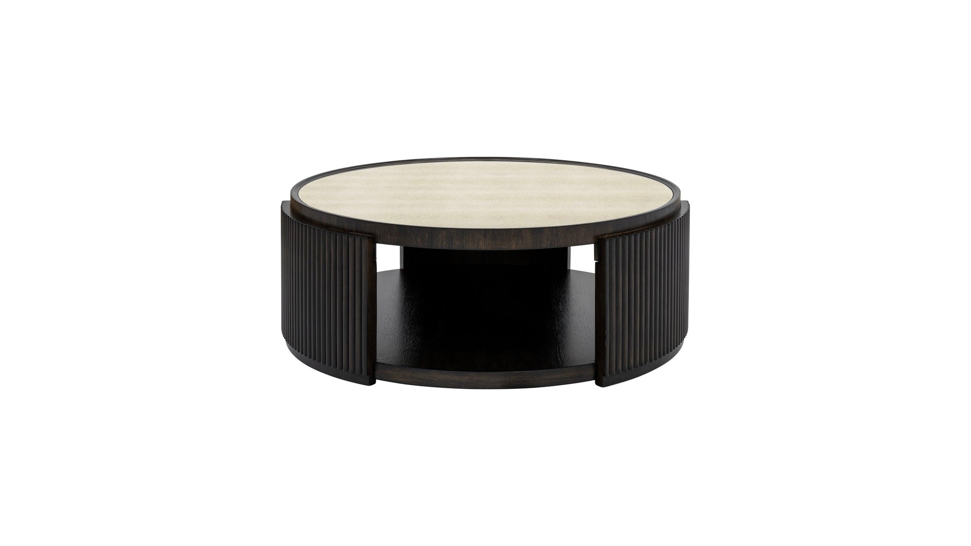 Rivera - Coffee Table - Espresso Oak / Gold