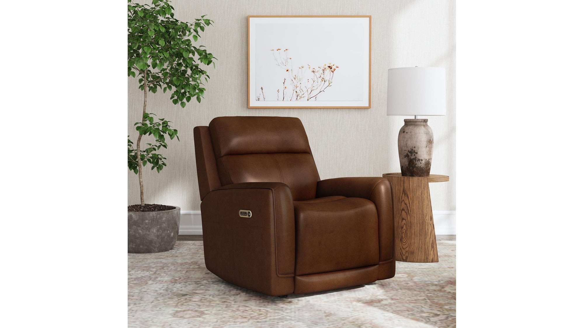 Alister - Power Gliding Recliner With Power Headrest And Lumbar