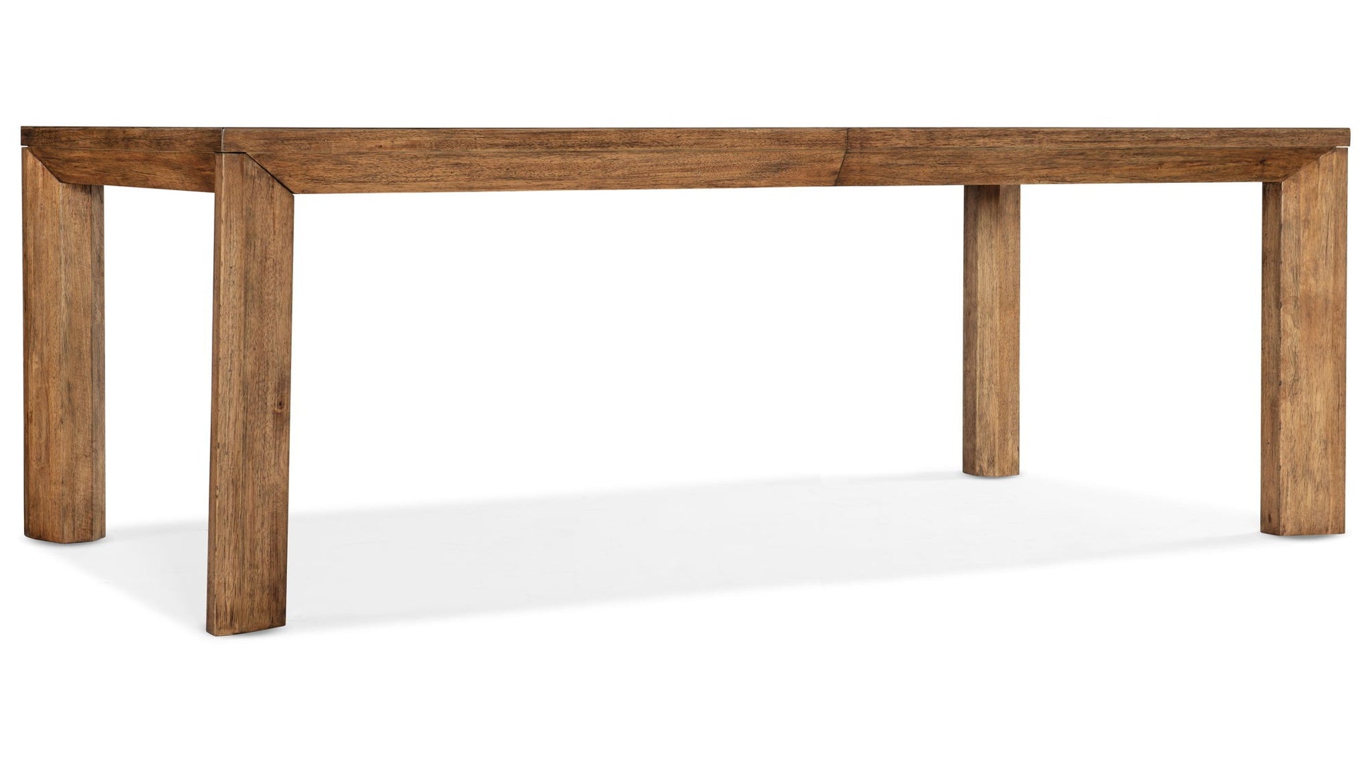 Big Sky - Leg Table With 1-24" Leaf - Light Brown