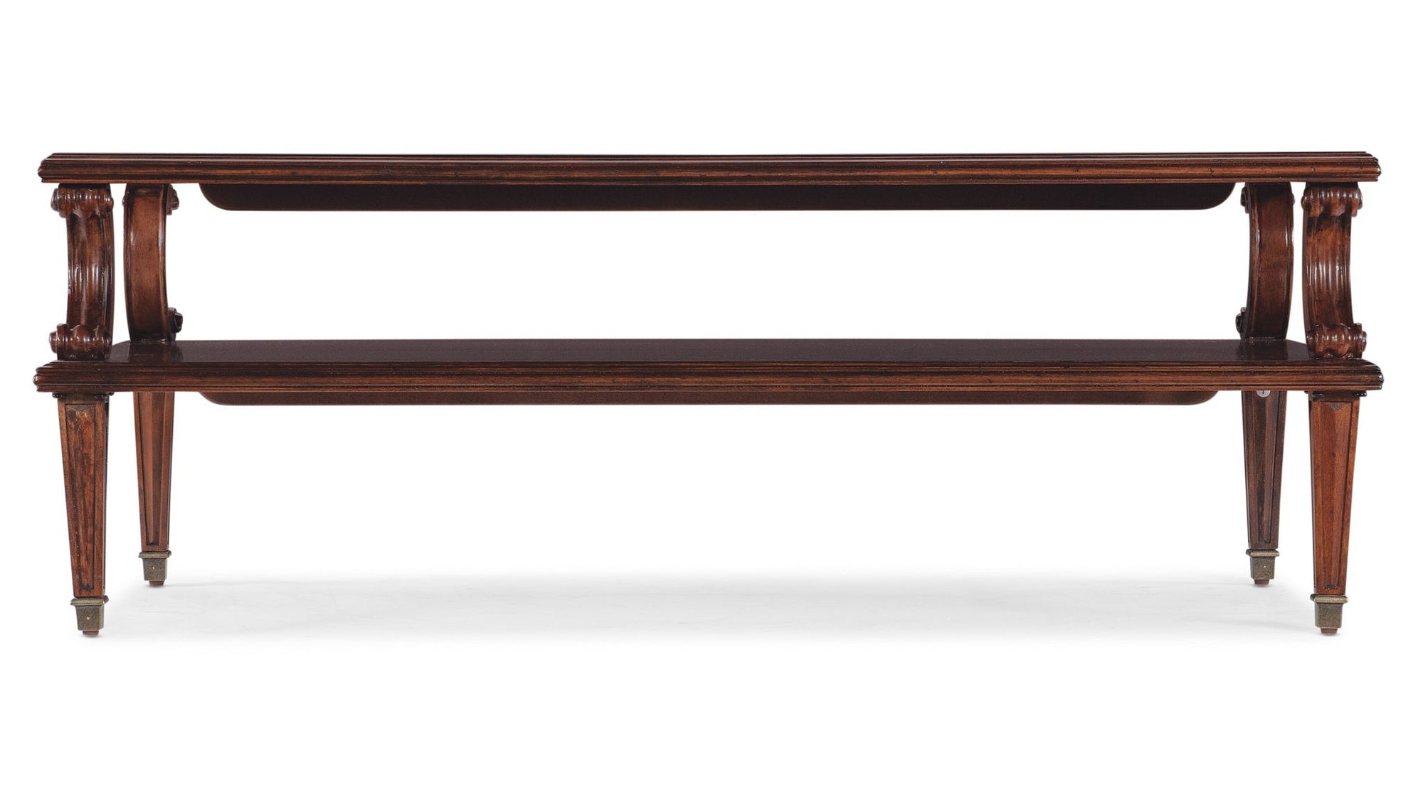 Charleston - Rectangle Cocktail Table - Brown, Dark