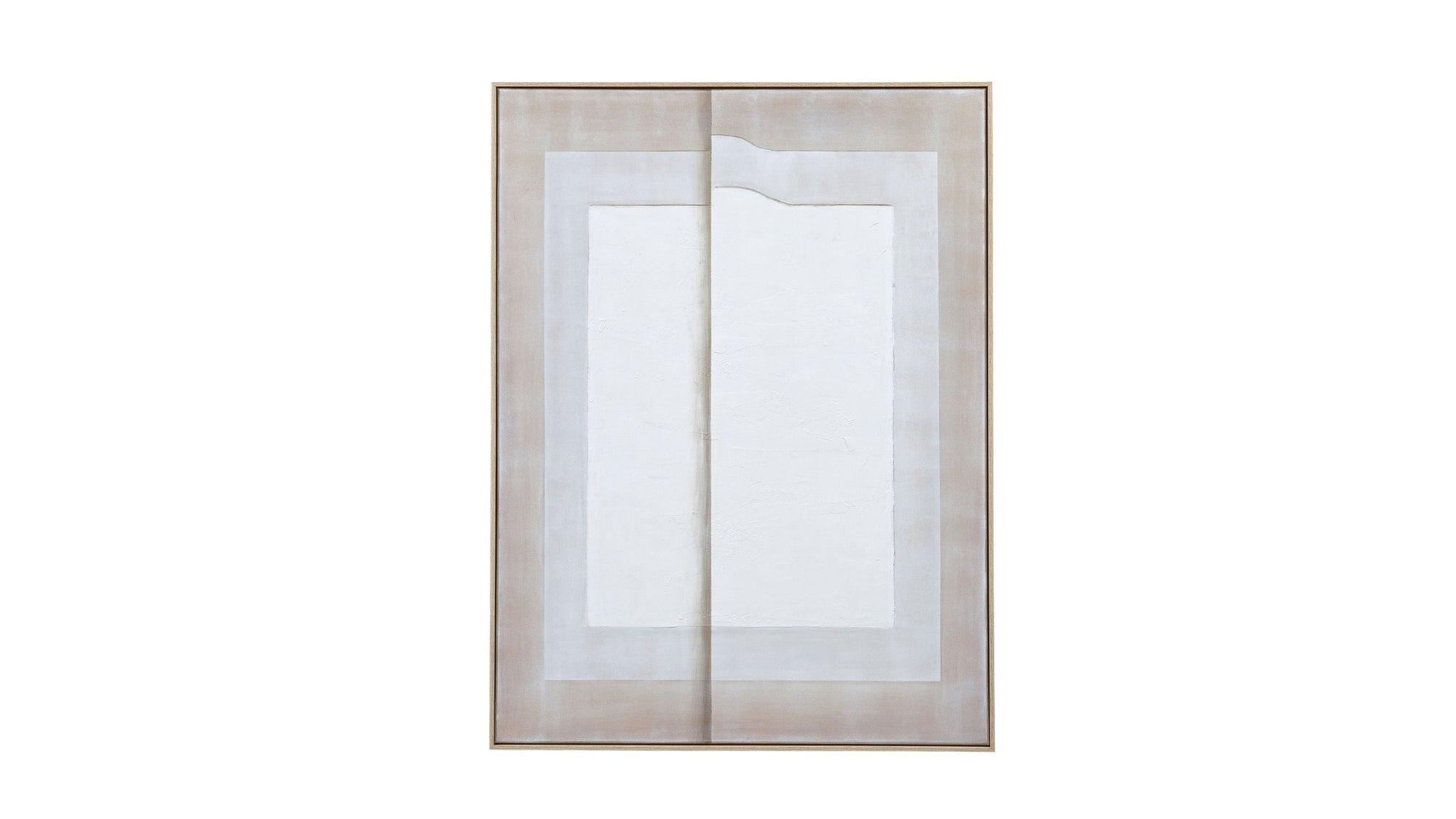 Fold II Canvas Art - Natural