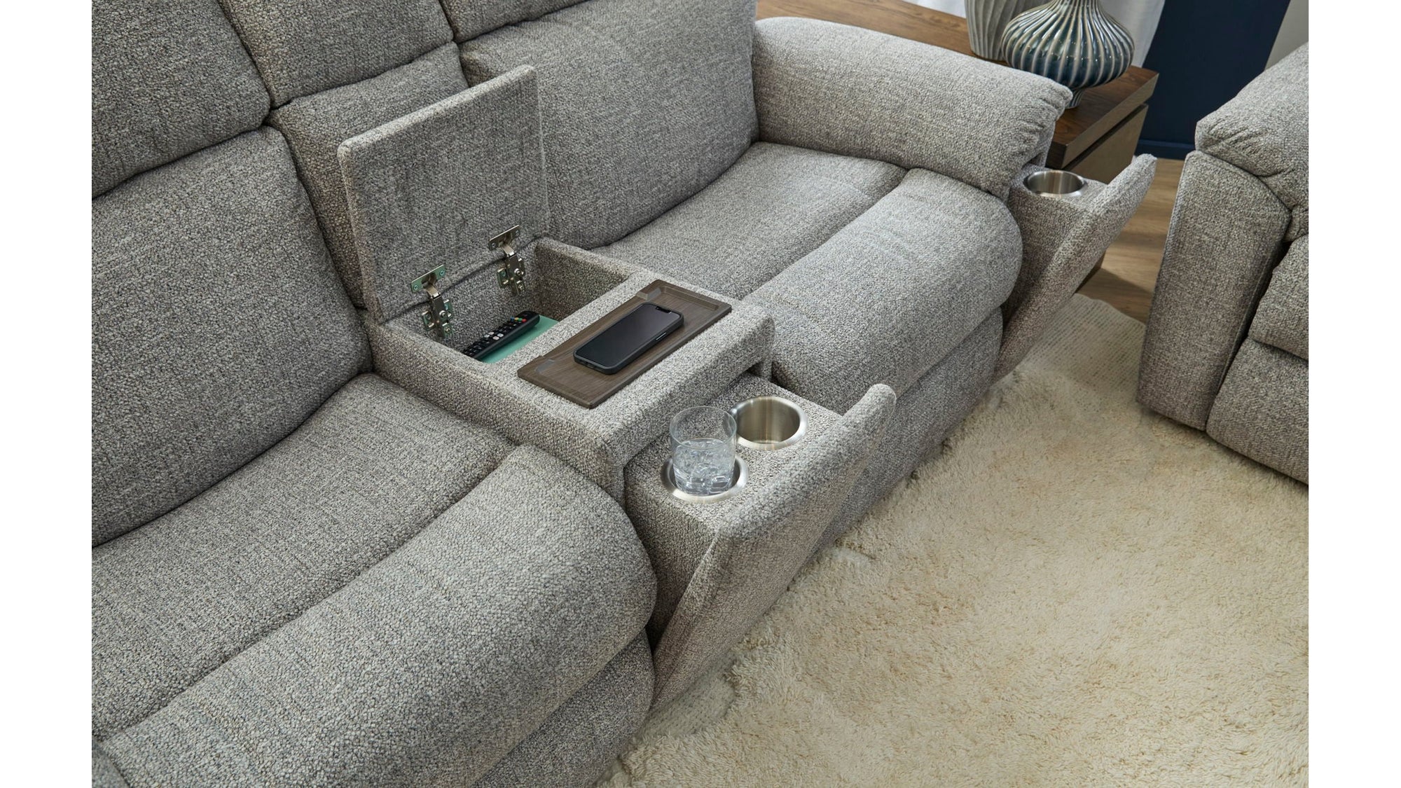 Porter - Power Reclining Loveseat With Console, Power Headrest, & Lumbar