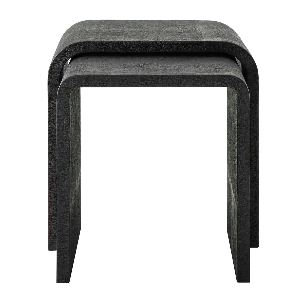 Interpose - Nesting Side Table (Set of 2) - Black