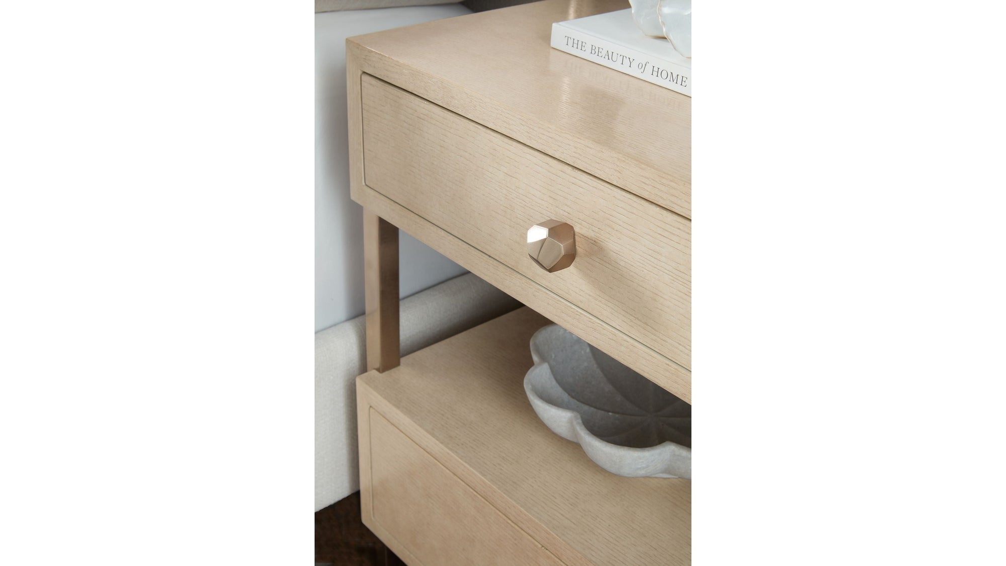 Westwood - Two-Drawer Nightstand - Beige