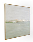 Coastal Horizon Framed Canvas - Green