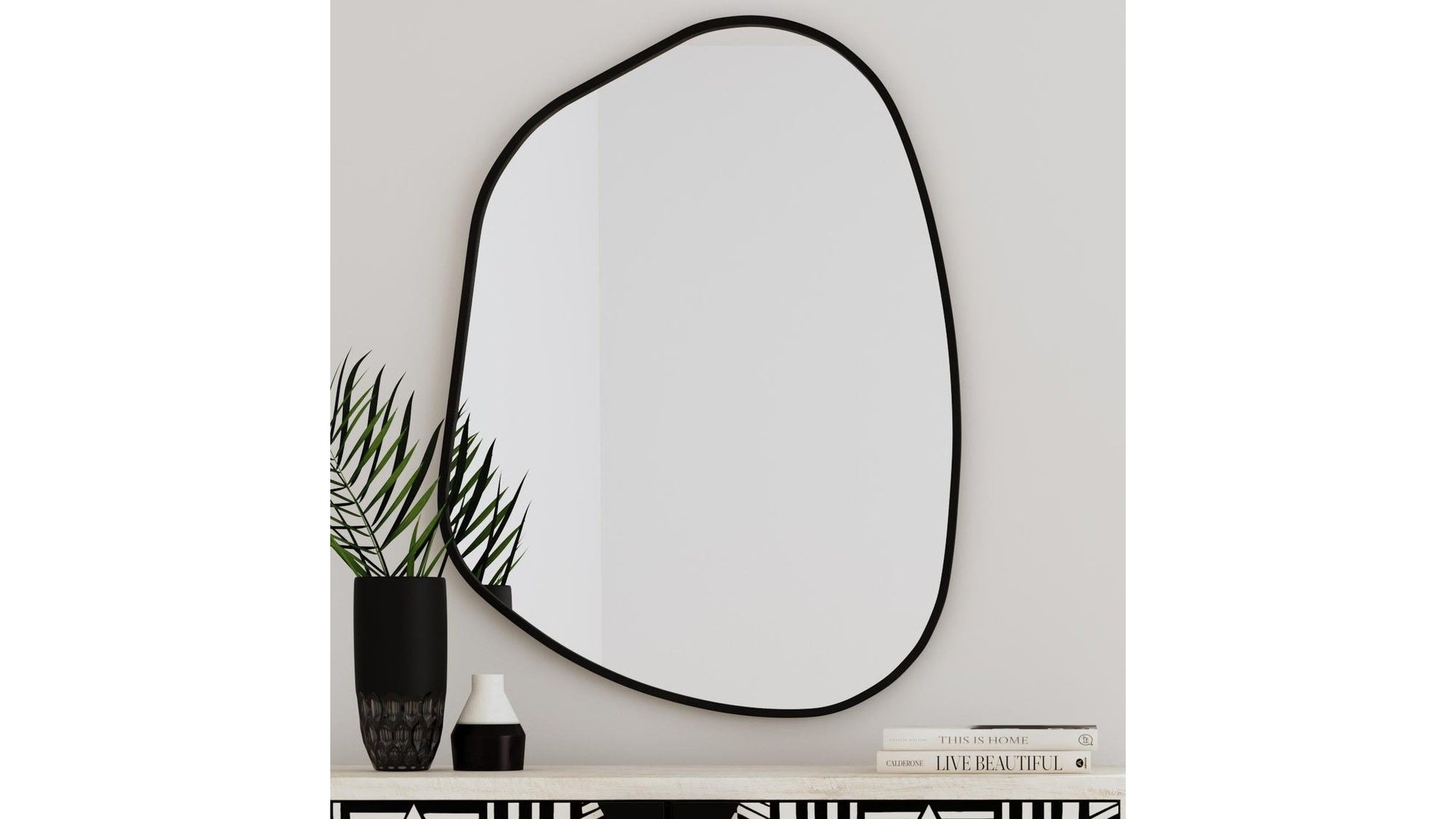 Karaniya - Wall Mirror - Black