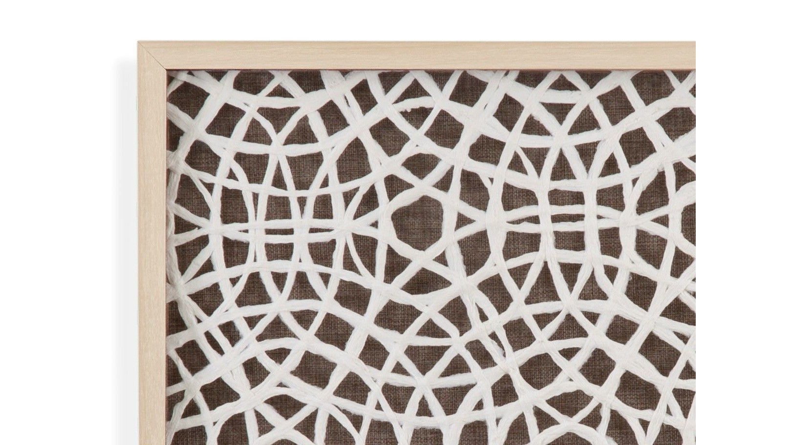 Lined Wall Art - Brown