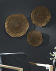 Radiance - Metal Wall Decor Set of 3 - Gold
