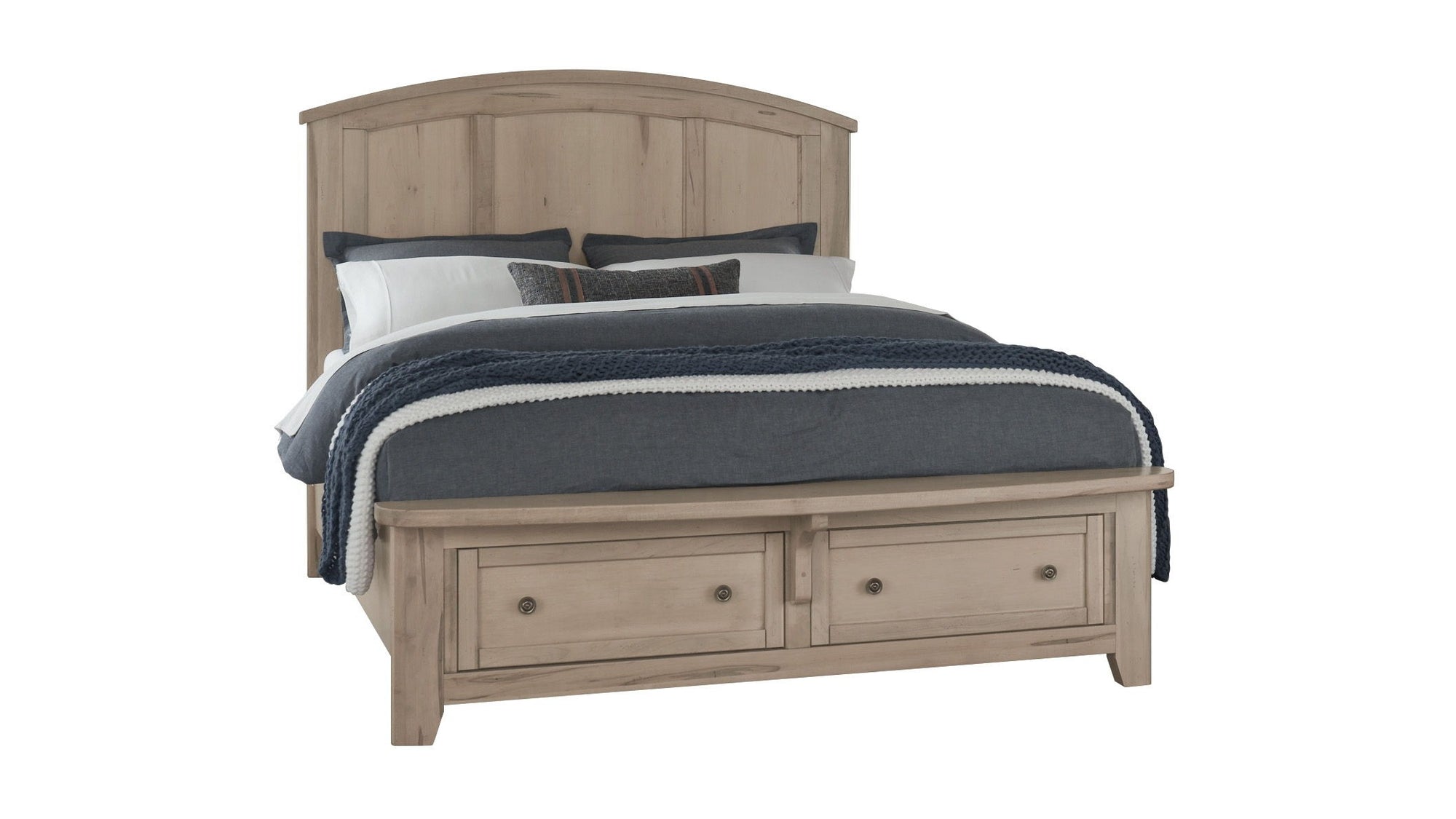 Woodbridge - Wood Arch Storage Bed