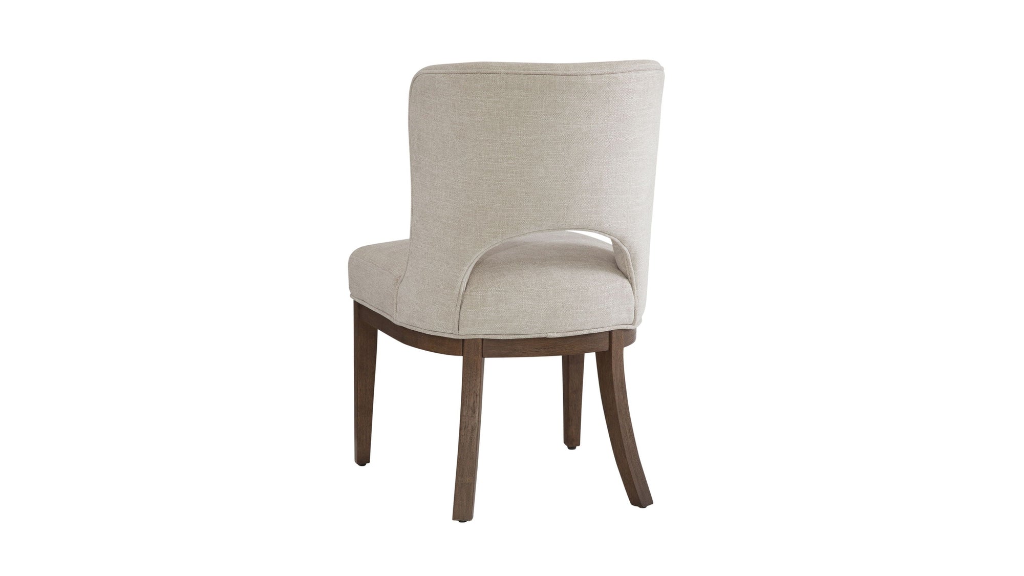 Trevino - Dining Chair Set of 2 - Clarkson's Sand / Chestnut Brown