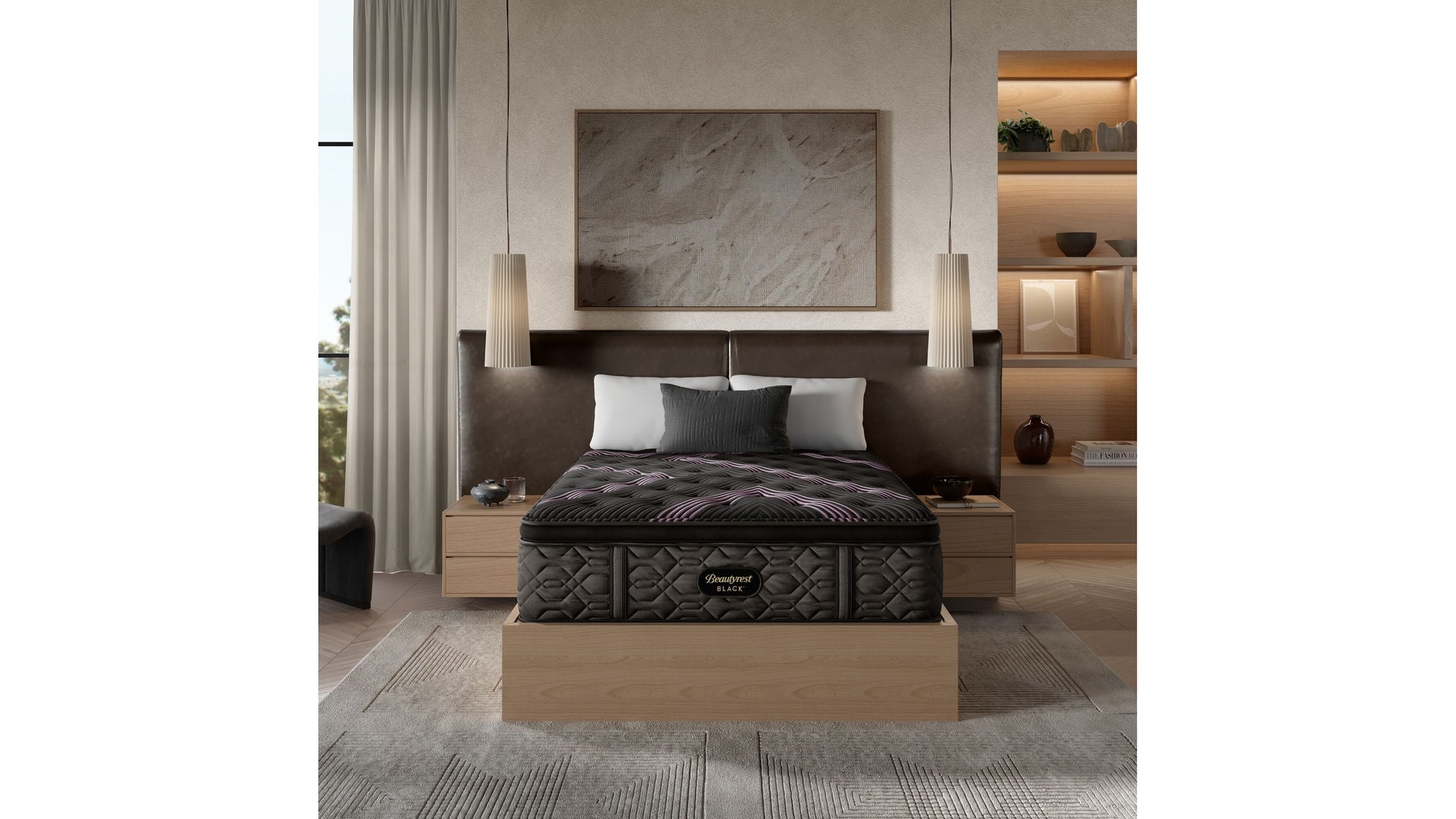 Beautyrest Black - 16.25" Series Two Plush Pillow Top Mattress