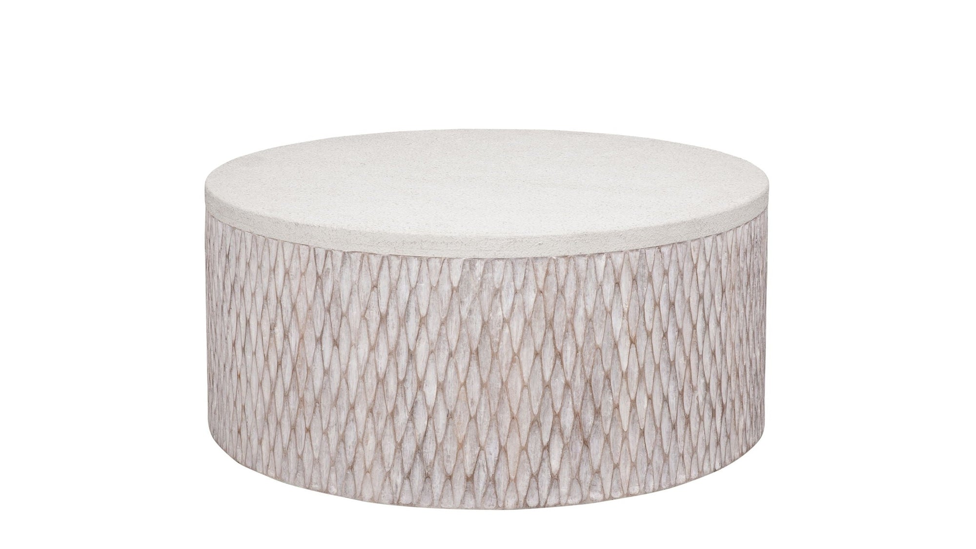 Brewer - Accent Cocktail Table - White Wash