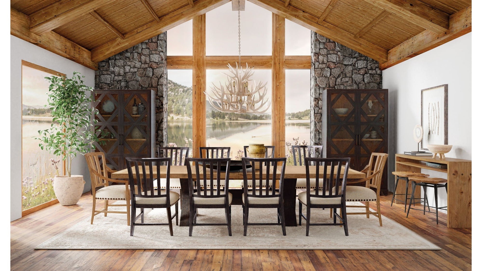 Big Sky - Stool - Light Brown