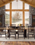 Big Sky - Display Cabinet - Black / Light Brown