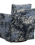 Tisdell - Patterned Swivel/Glider - Blue
