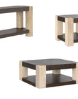 Harmony - Cocktail Table - Carbon Mindi / Blonde Acacia