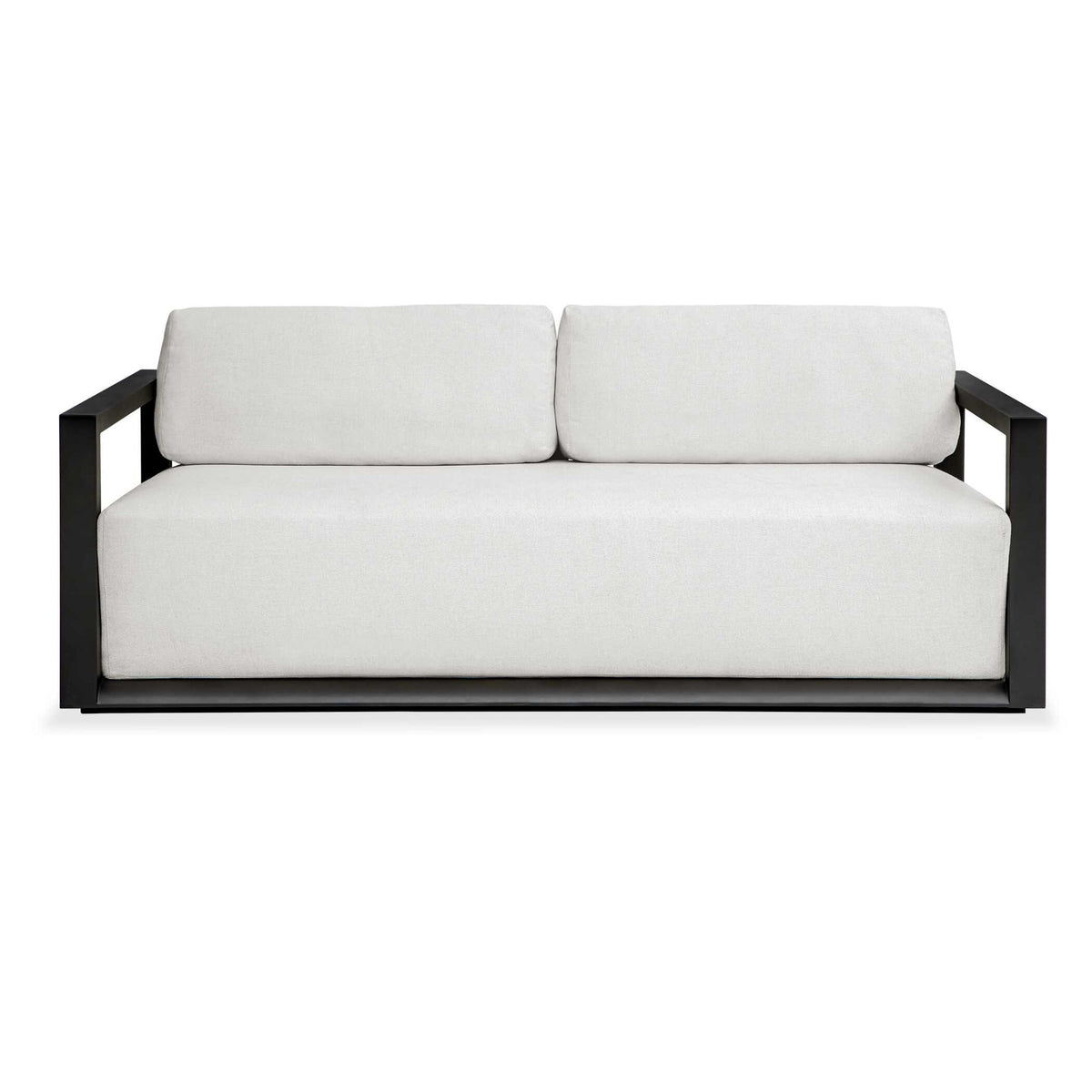 Remsen - Outdoor Sofa - Black / Oyster