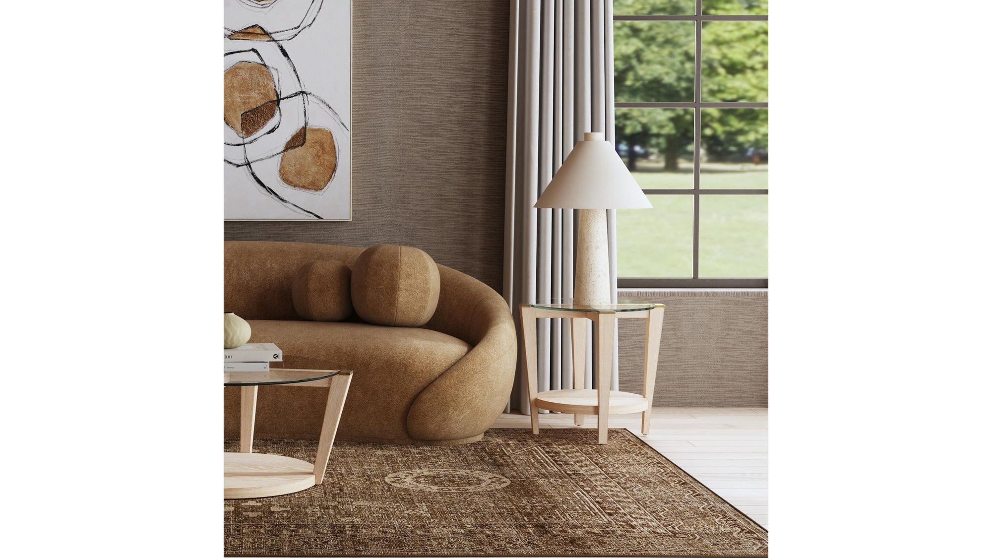 Berks - Table Lamp - Textured Cream