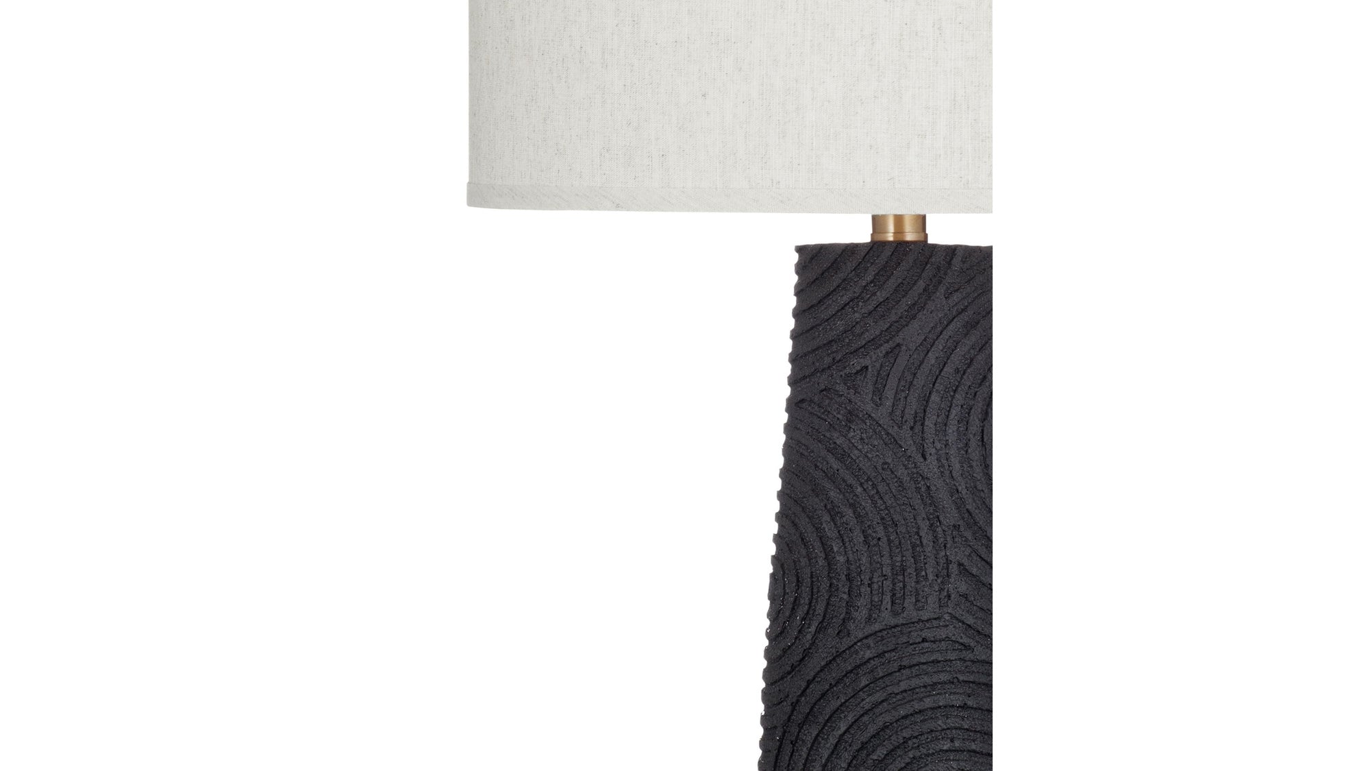 Merrick - Table Lamp - Black / White