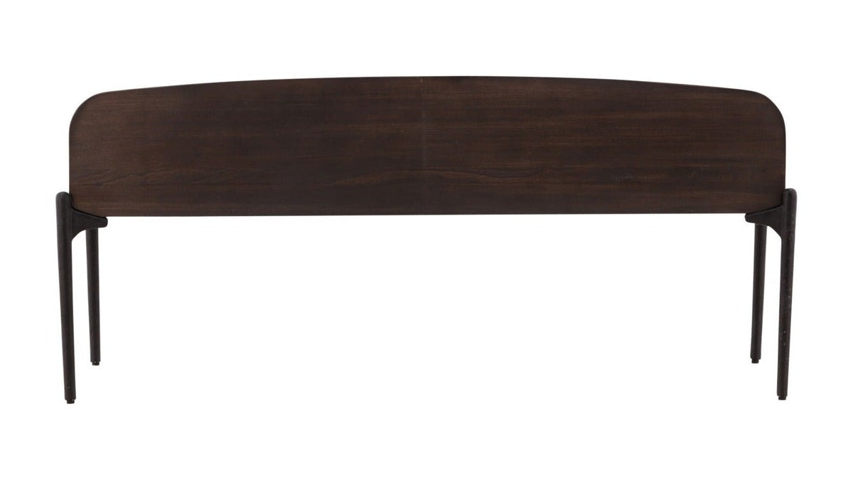 Estelle - Bench - Dark Brown / Beige