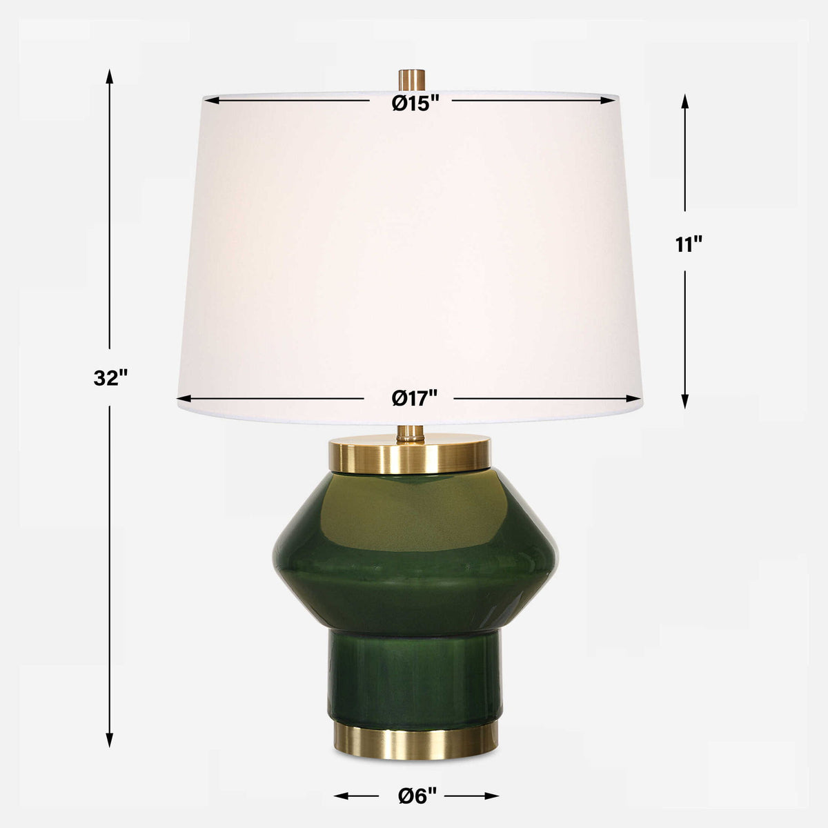 Tayson - Table Lamp - Jade Green