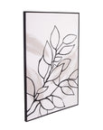 Harmony II Canvas Art - White / Black