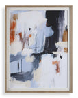 Variant - Abstract Framed Print - Blue