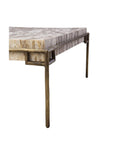 Nala - Coffee Table - Beige / Gold