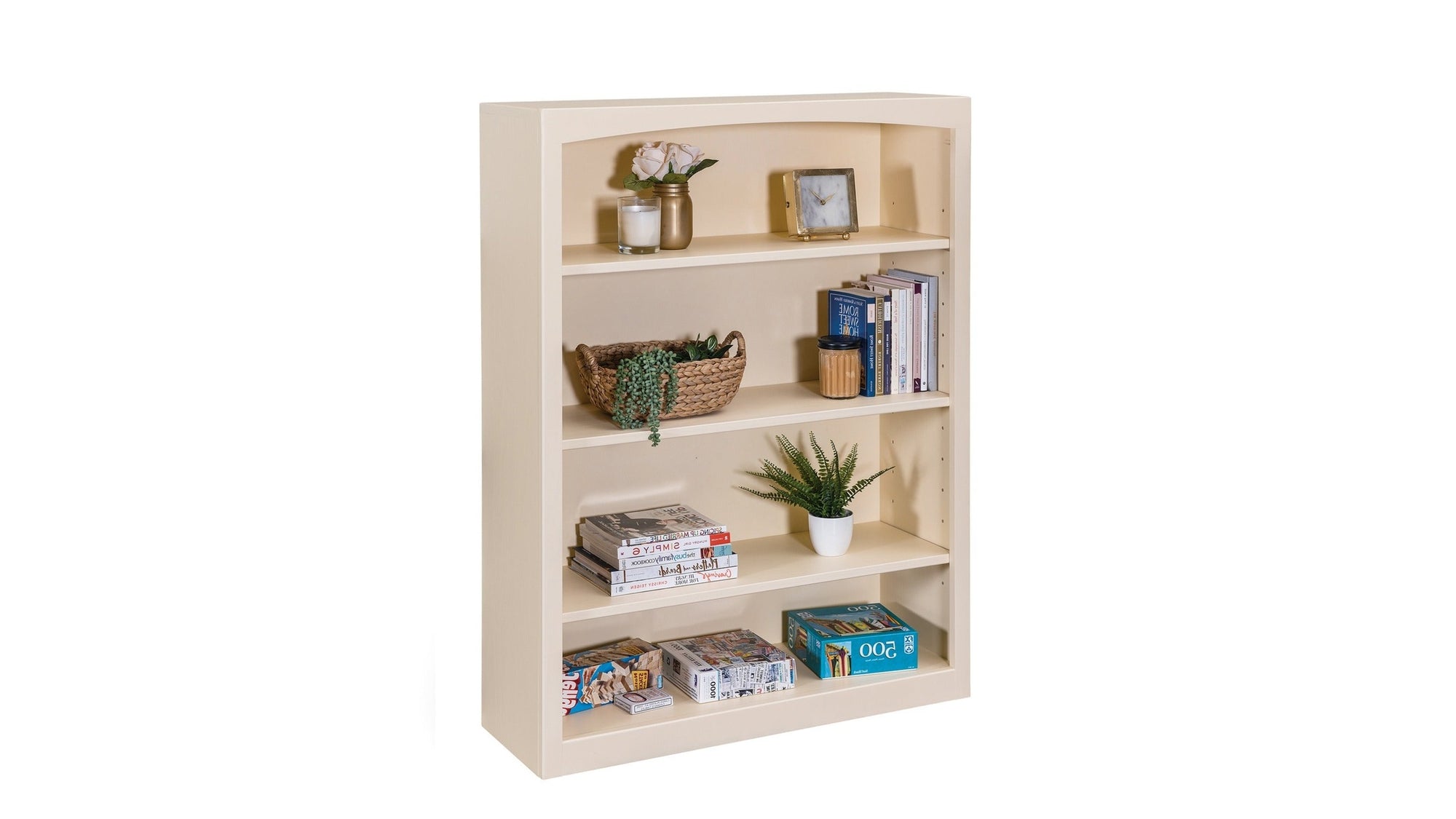 36" x 48" Pine Bookcase