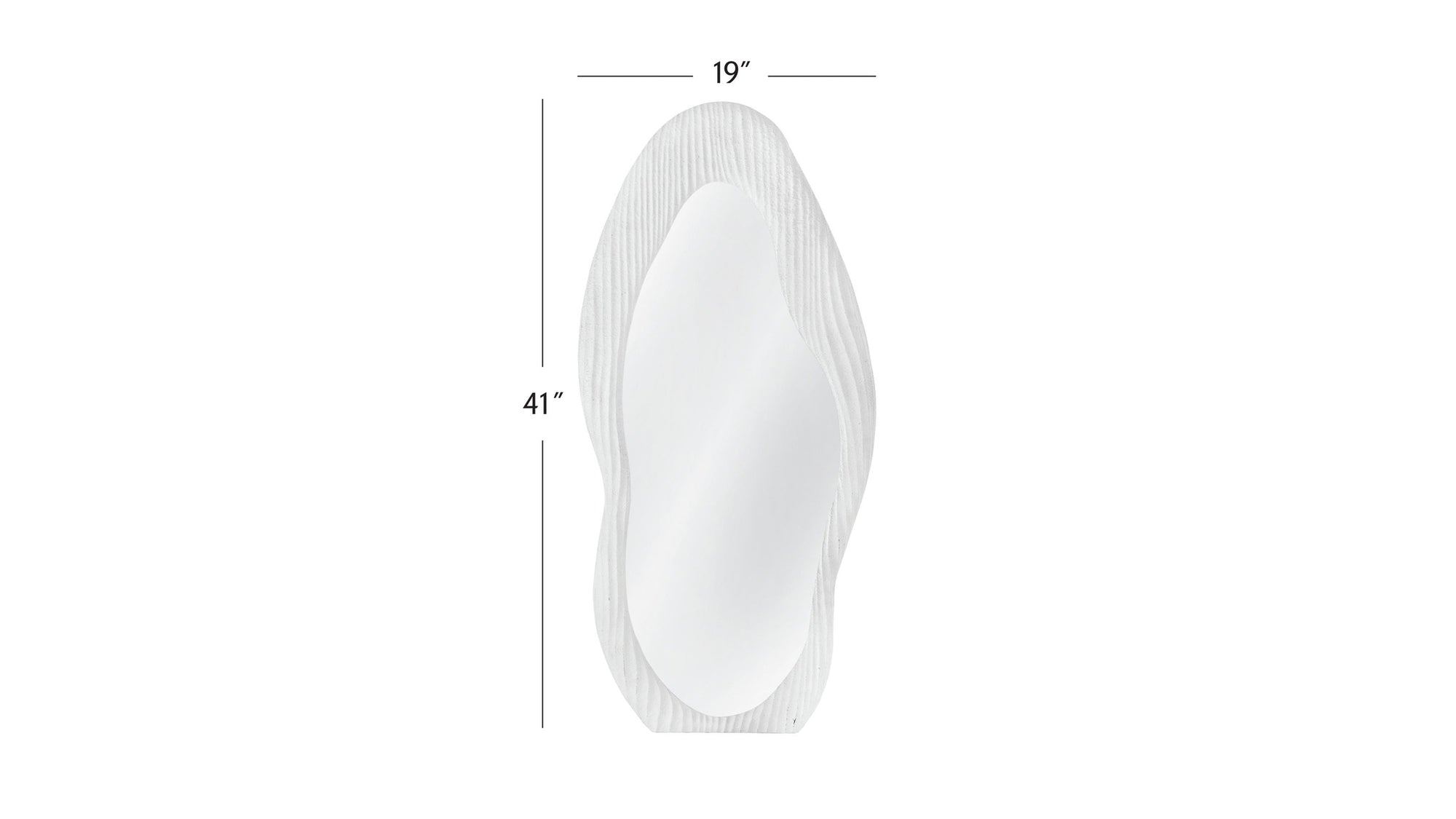 Dianne - Wall Mirror - White