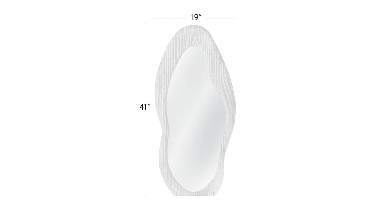 Dianne - Wall Mirror - White
