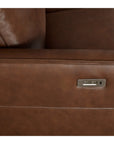 Everett Leather Modular Reclining Sectional