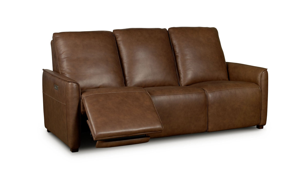 Everett Leather Reclining Sofa