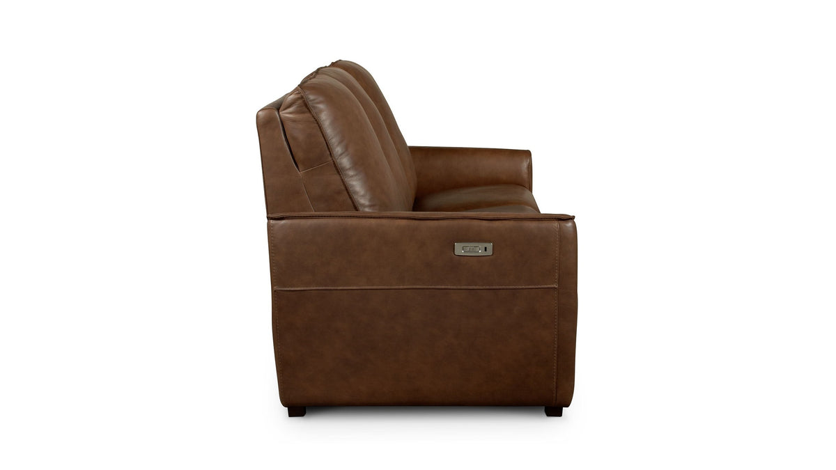 Everett Leather Reclining Sofa