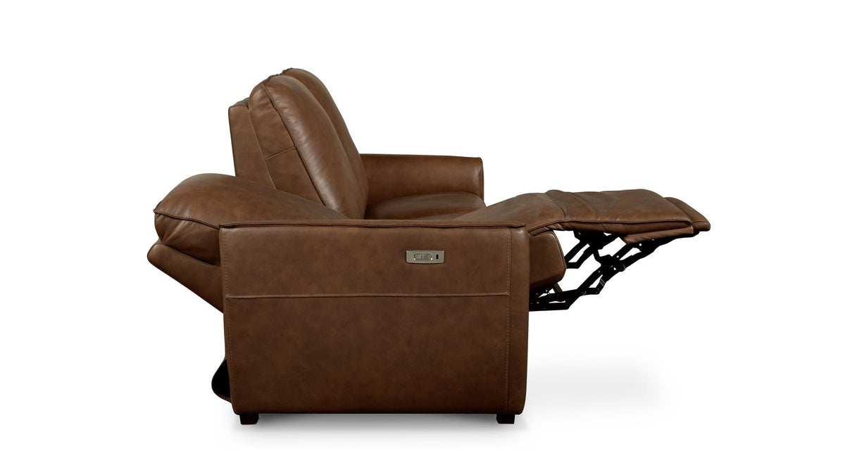 Everett Leather Reclining Sofa