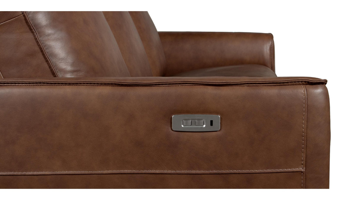 Everett Leather Reclining Sofa