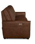Everett Leather Modular Reclining Sectional