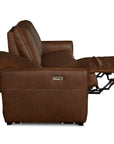 Everett Leather Modular Reclining Sectional
