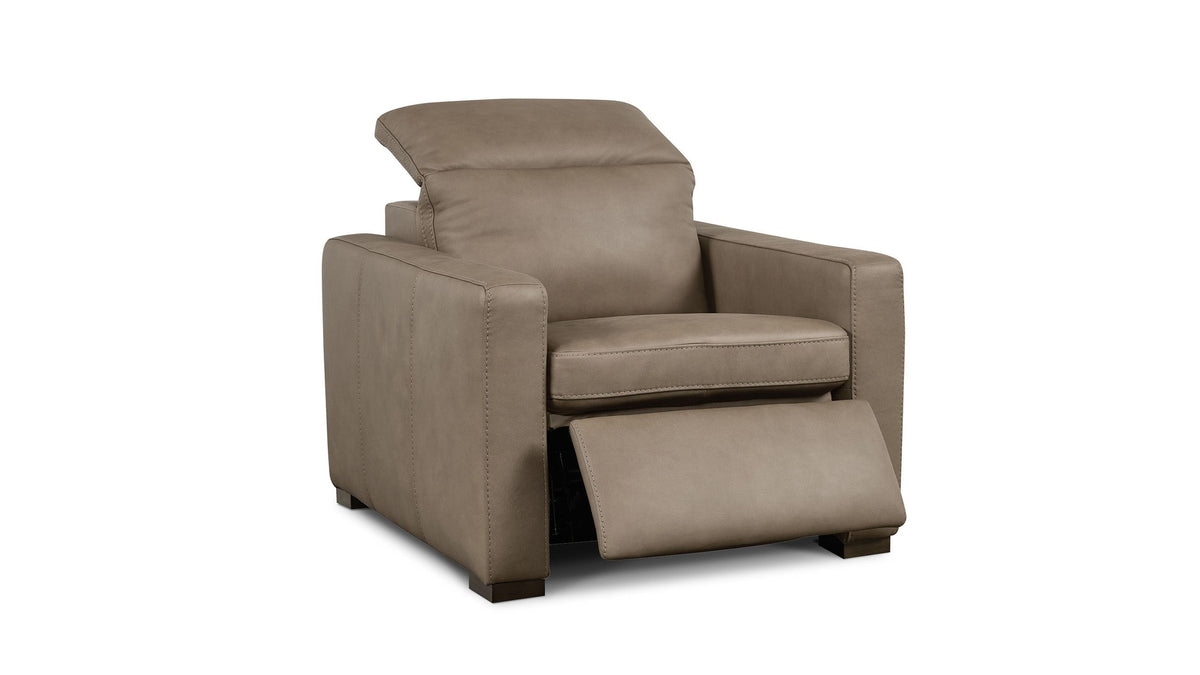 Caswell Leather Zero Gravity Power Wall Recliner