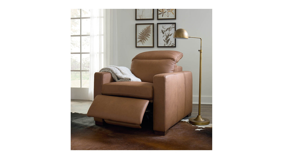 Caswell Leather Zero Gravity Power Wall Recliner