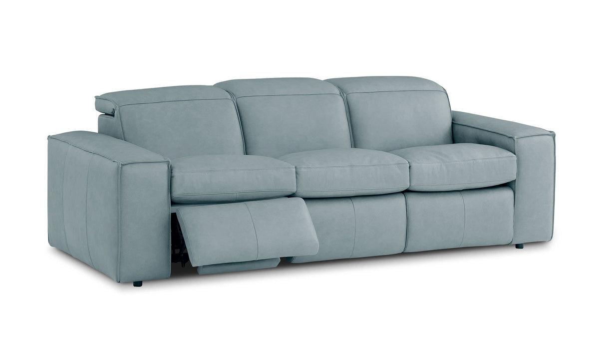 Wesley Leather Power Reclining Sofa