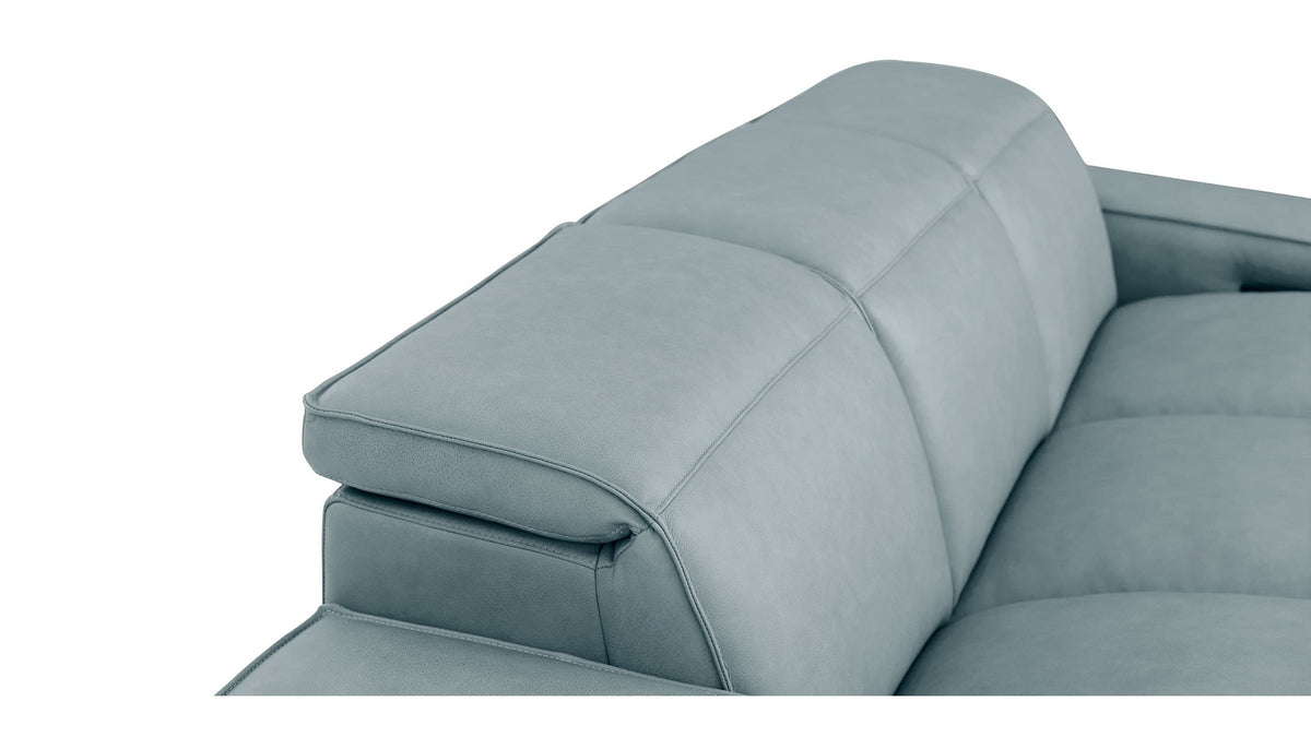 Wesley Leather Power Reclining Sofa