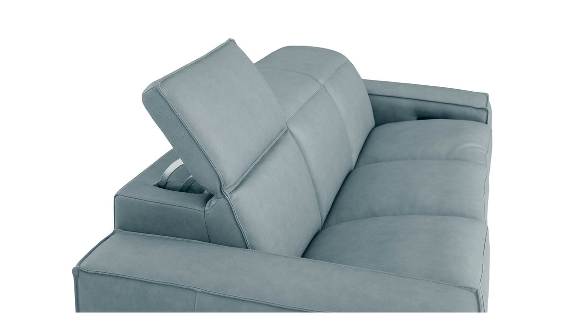 Wesley Leather Power Reclining Sofa