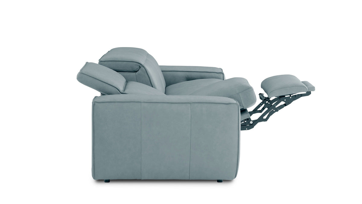 Wesley Leather Power Reclining Sofa