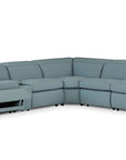 Wesley Leather Power Reclining Sectional